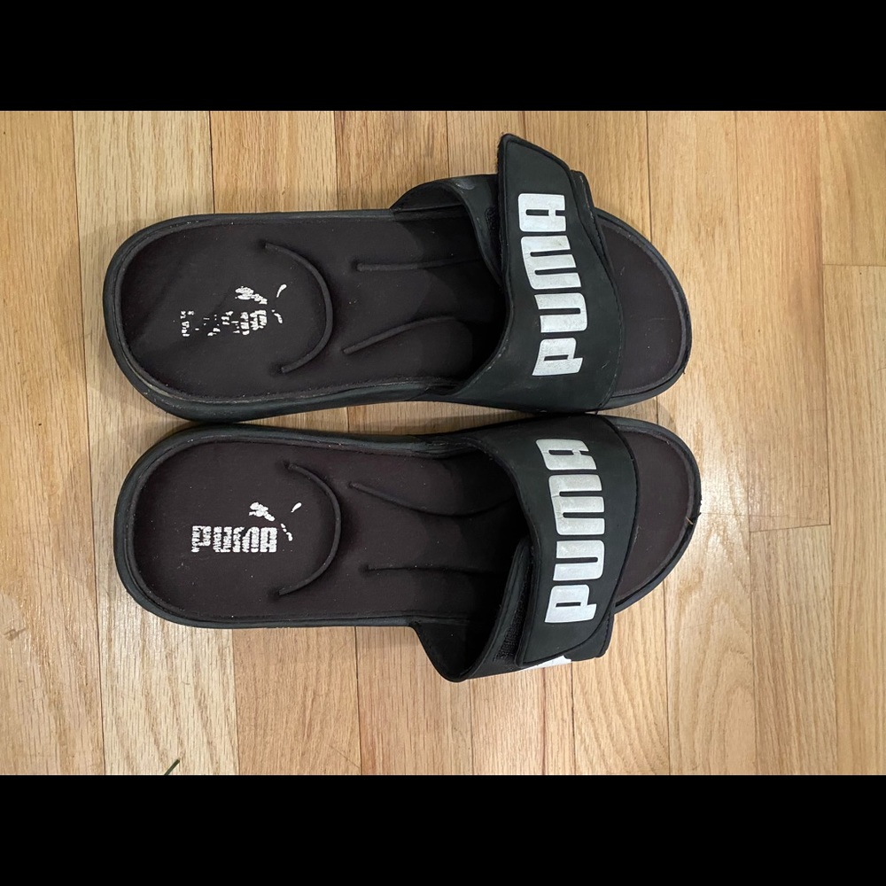 Puma Men’s Black Slides